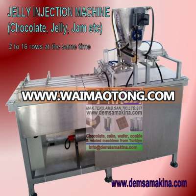 Jelly and sauce injection machine